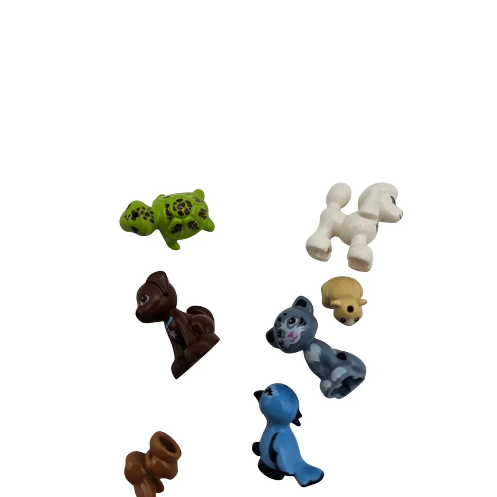 Lot of 7 LEGO Friends Animals Pets Cat Turtle Bird Dog Bunny